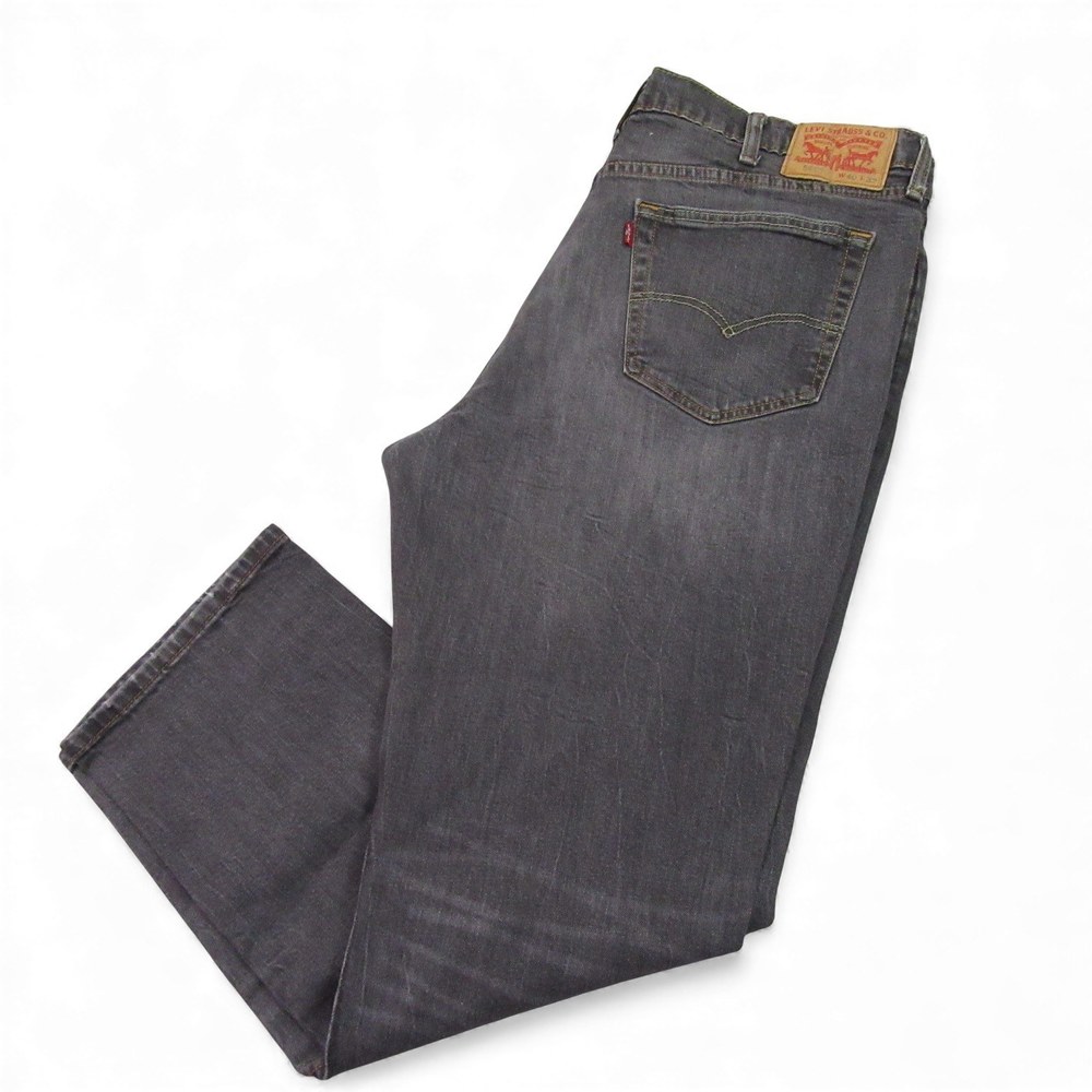 Levis Mens‎ 541 Athletic Taper Jeans 40 X 32 Gray Stretch Cotton